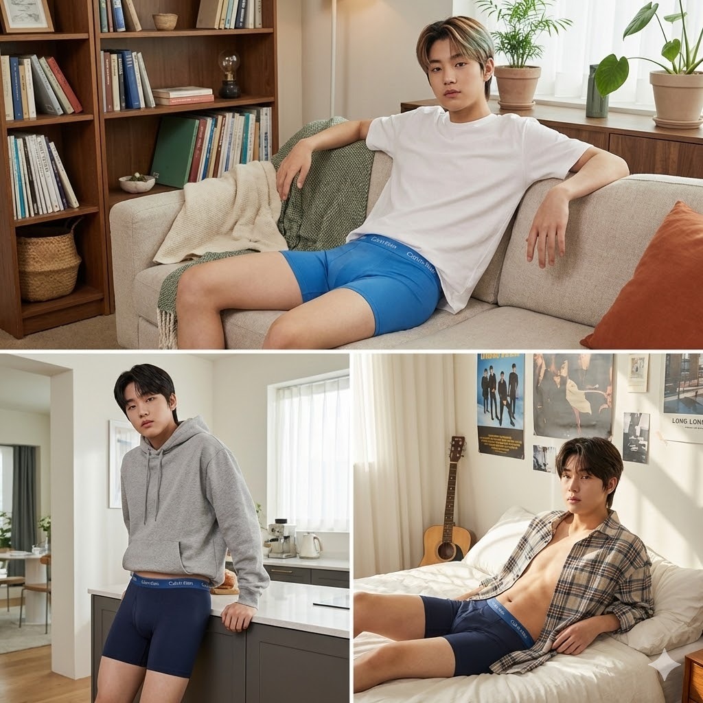 【預購】CALVIN KLEIN H021932 男童經典標誌平口內褲 3 條裝