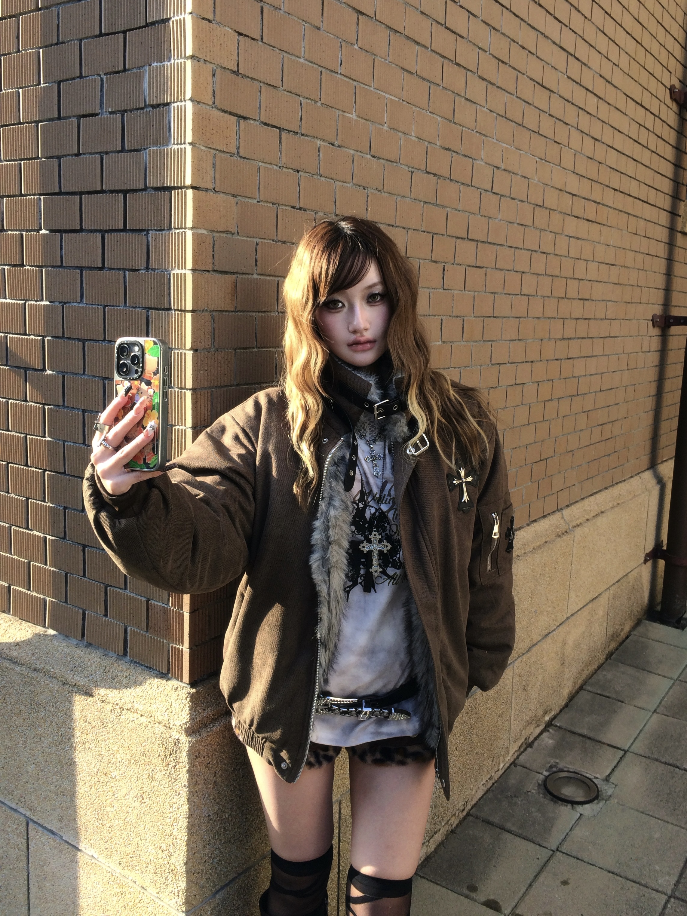 帥到沒邊 美式復古十字座山雕外套2colors