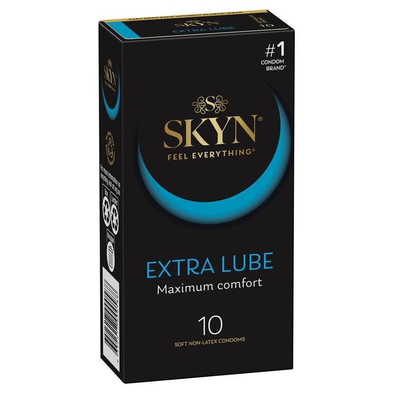 SKYN Extra Lube 水潤持久 PI安全套 10 片裝