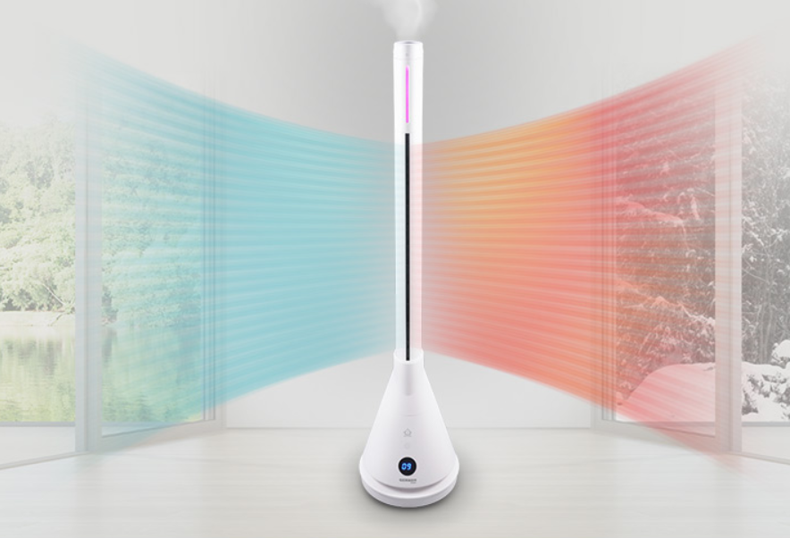 WiFi智能UVC空氣淨化加濕風扇暖風機4合1