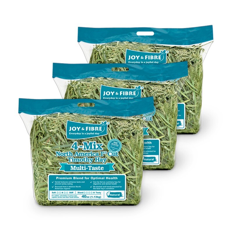 Joy & Fibre 北美一割4合1提摩西草 (環保版) - 40oz x3包