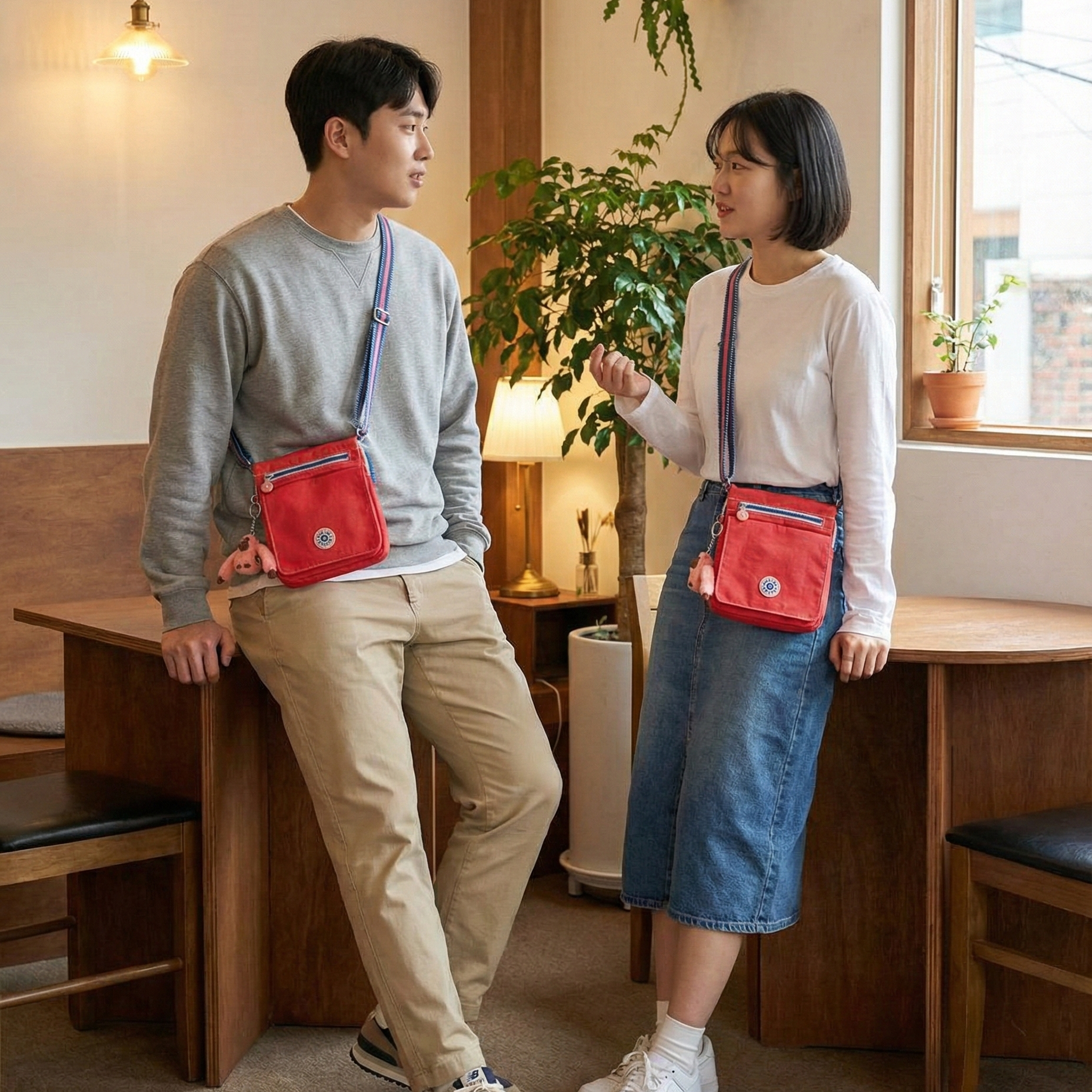 【預購】KIPLING H022002 El Dorado 經典多層機能斜咩袋