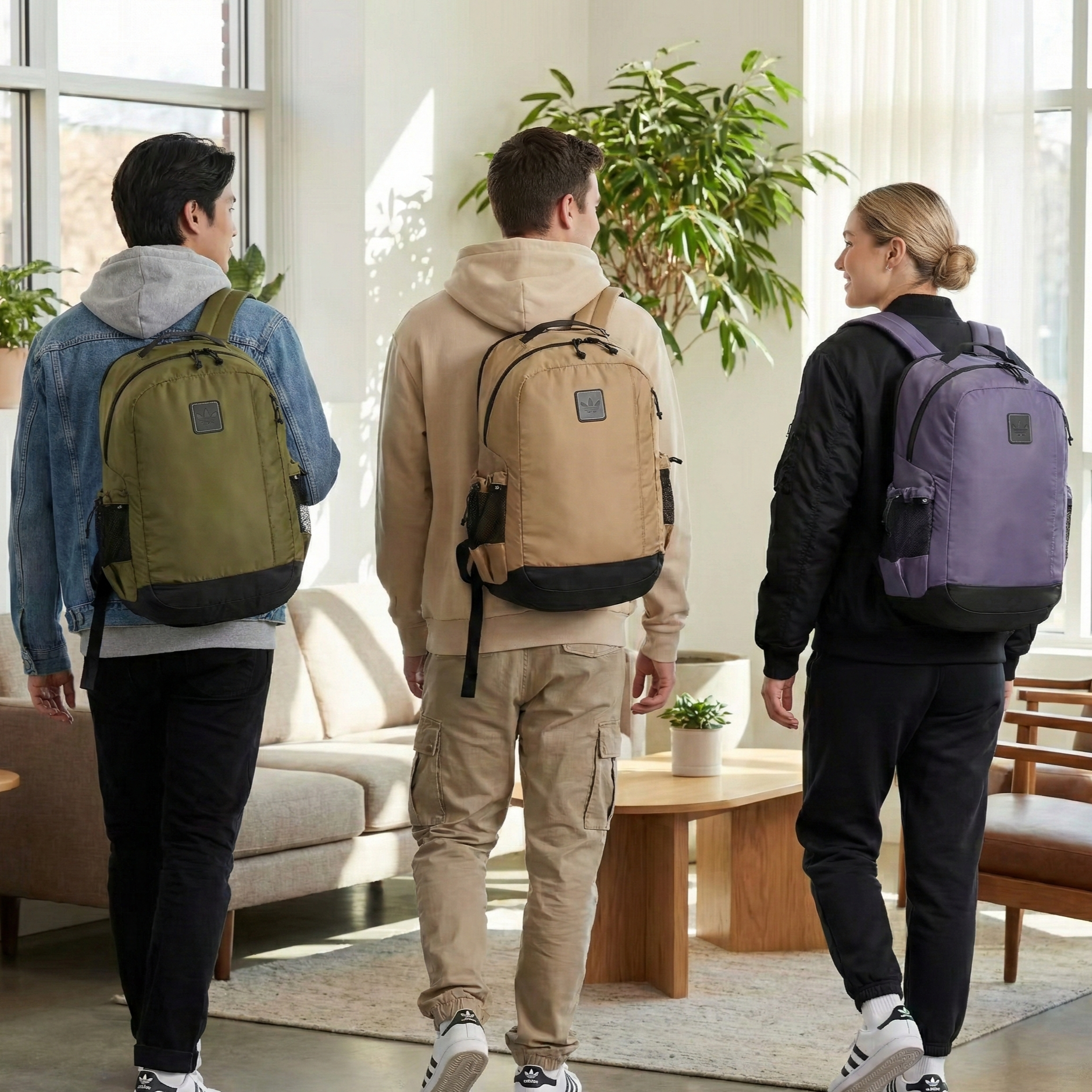 【預購】ADIDAS H022003 經典三葉草大容量戶外後背包