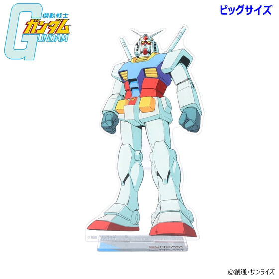 246681 Pbandai 預訂 2026/4月 機動戦士ガンダム MSイラスト ビッグアクリルスタンド（全8種） 大size
