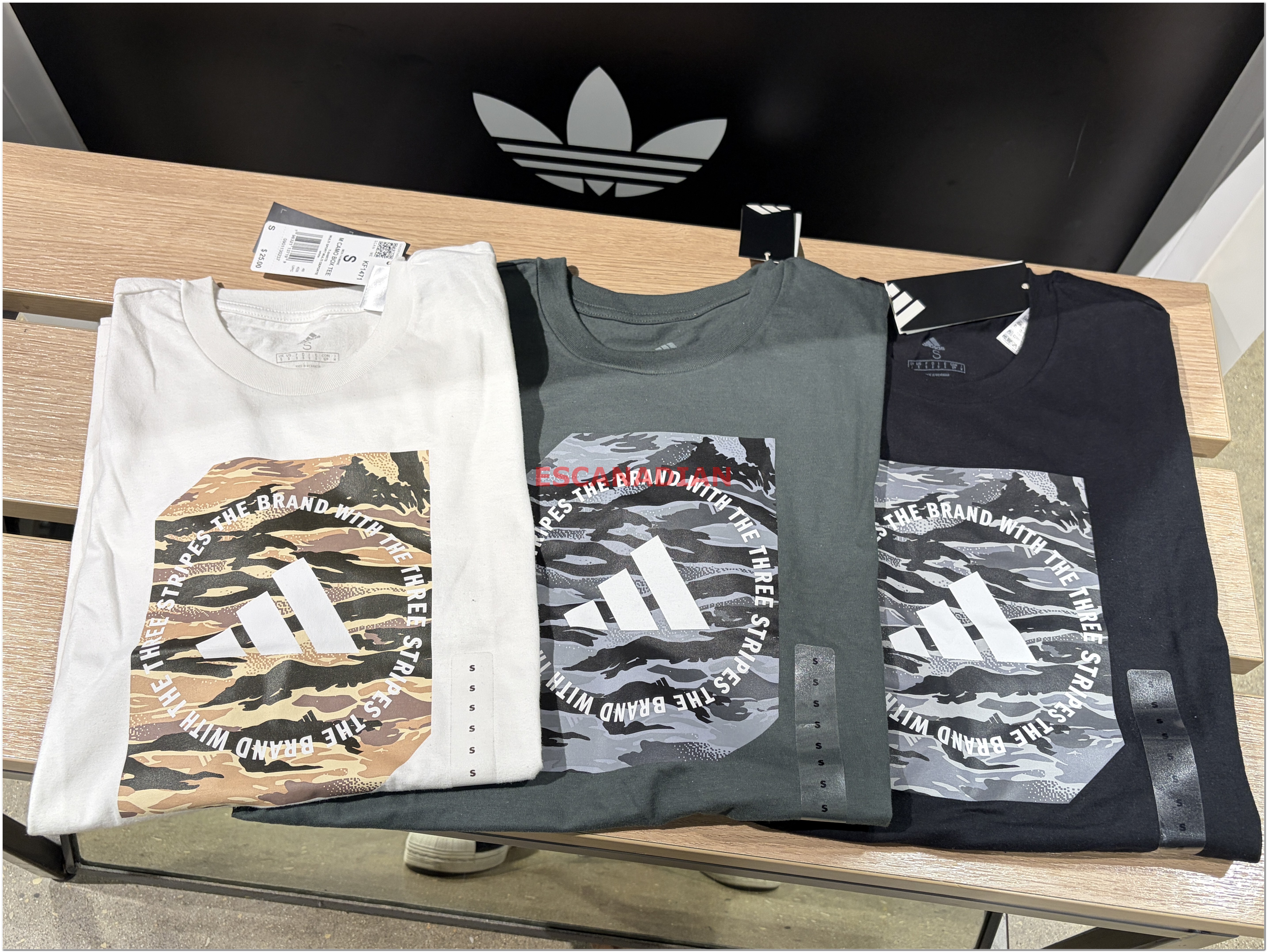 【限時】Adidas 男款 圖案 短TEE (2色)