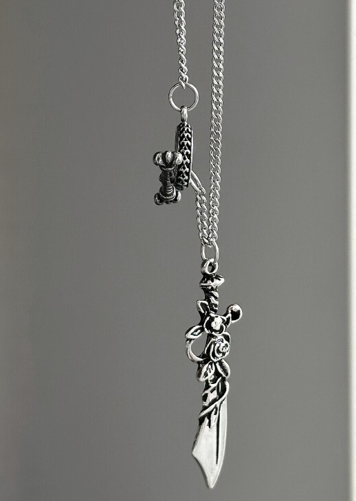 OFUSE rose knife necklace 項鍊