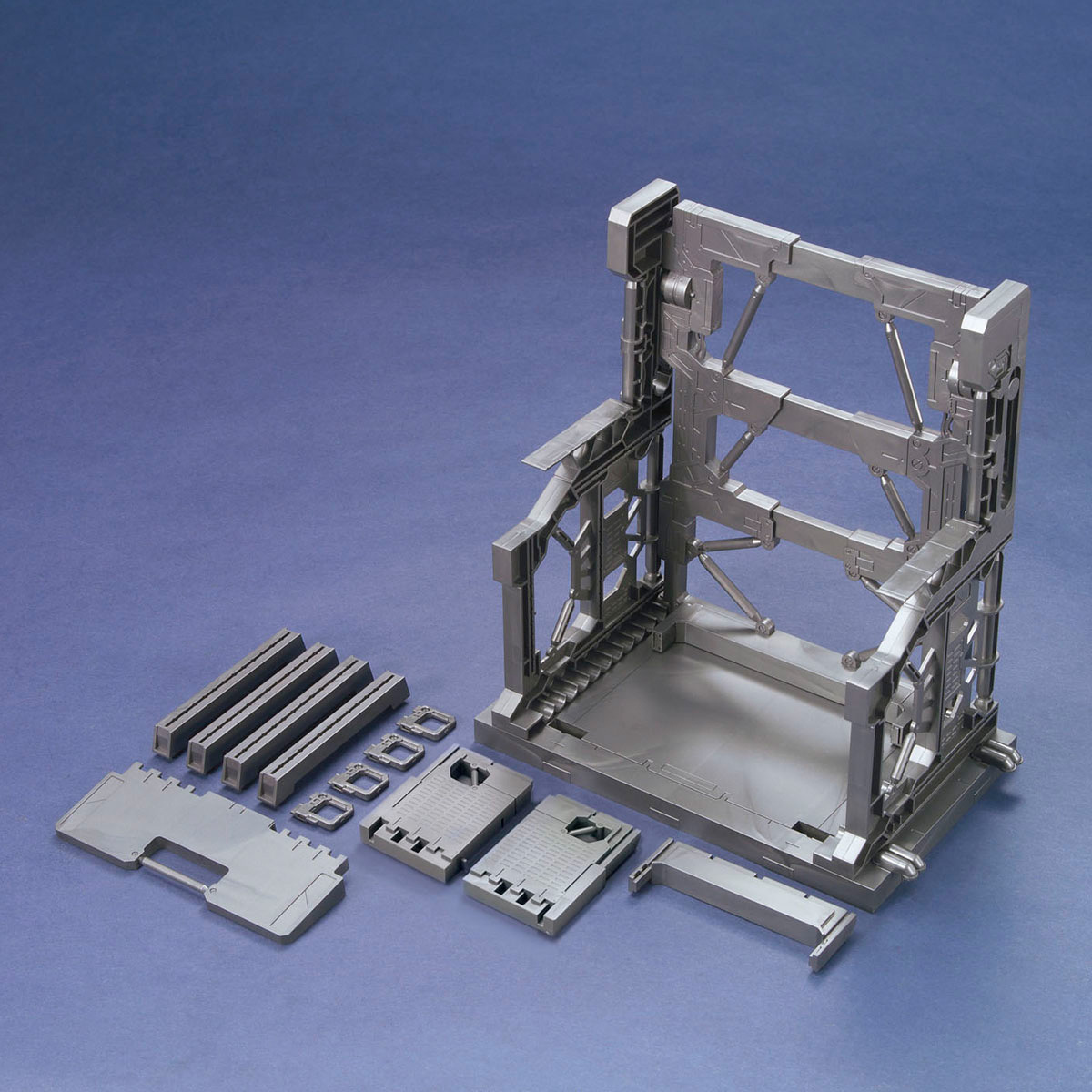 高達模型改造部件 格納庫 01 黑色
