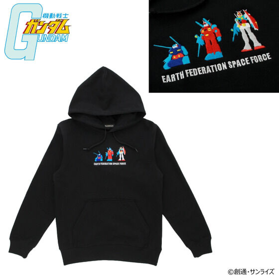 246691 Pbandai 預訂 2026/4月 機動戦士ガンダム MS刺しゅうパーカー 地球連邦軍