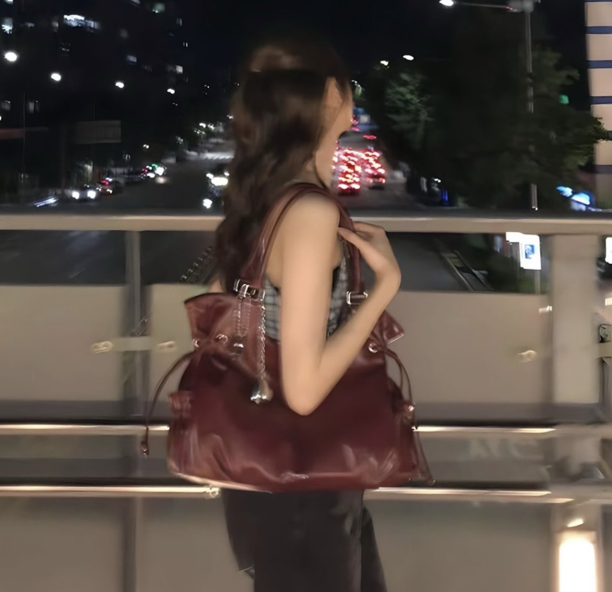 (yunjin同款) Stand Oil - Breezy Bag (Red Wine)