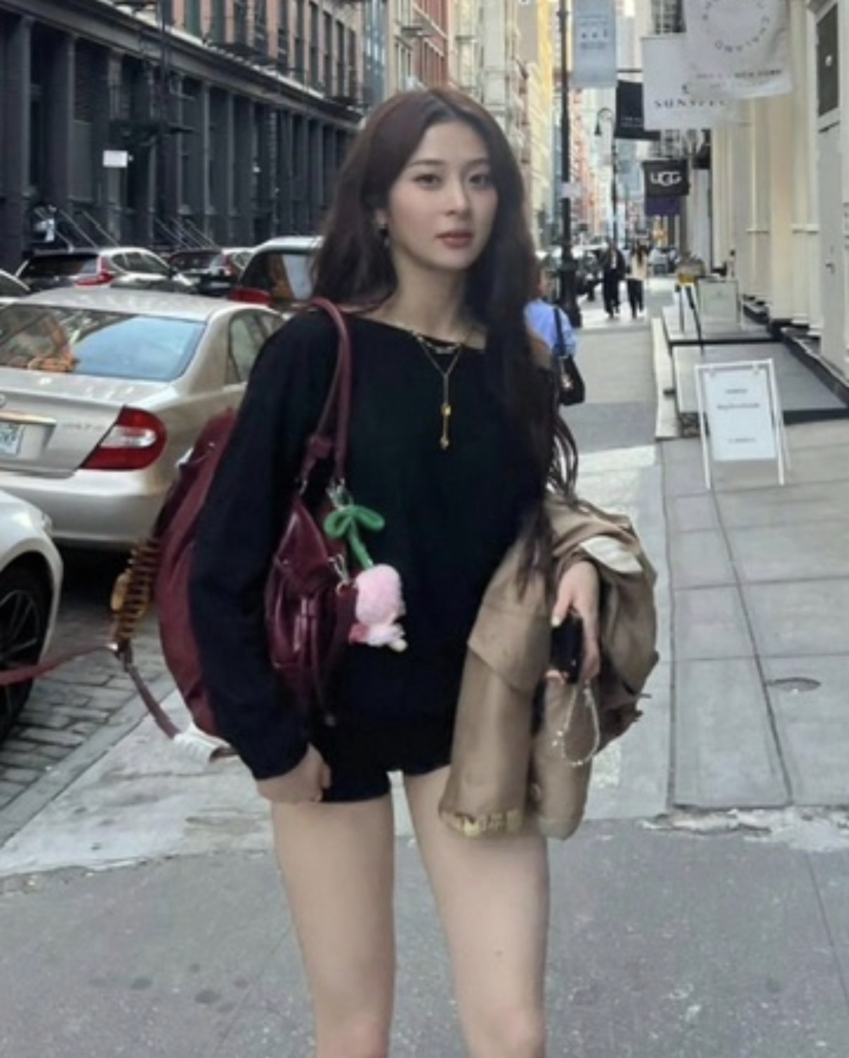 (yunjin同款) Stand Oil - Breezy Bag (Red Wine)