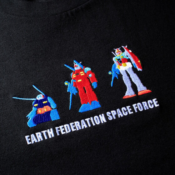 246694 Pbandai 預訂 2026/4月 機動戦士ガンダム MS刺しゅうTシャツ 地球連邦軍