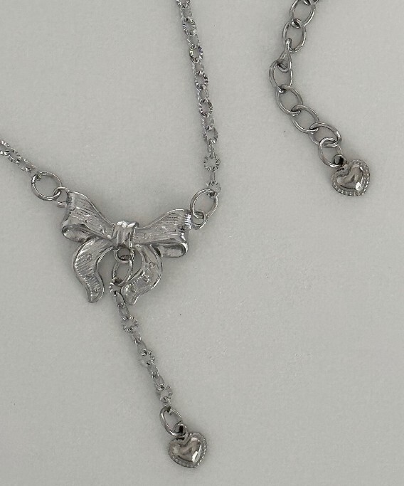 OFUSE lace ribbon necklace 項鍊 NMIXX JIWOO同款