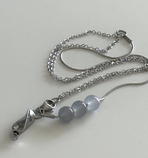 OFUSE aqua necklace 項鍊