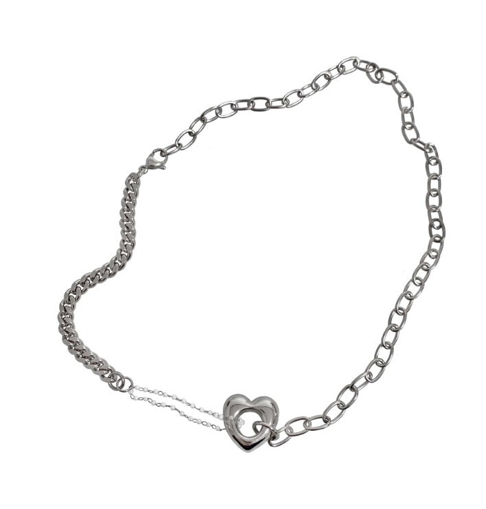 OFUSE heart hole necklace 項鍊