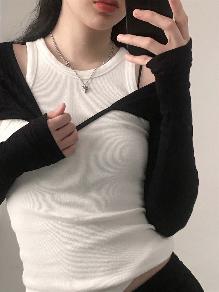 OFUSE heart drop necklace 項鍊