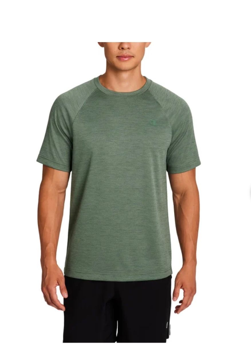 [USW] CHAMPION GREEN MEN'S PERFORMANCE ACTIVE TEE, UZZ913 (UZZ913)
