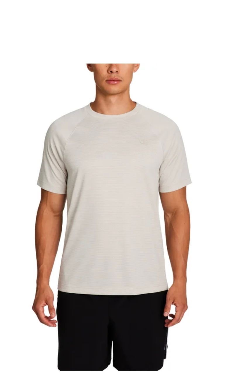 [USW] CHAMPION BEIGE MEN'S PERFORMANCE ACTIVE TEE, UZZ914 (UZZ914)