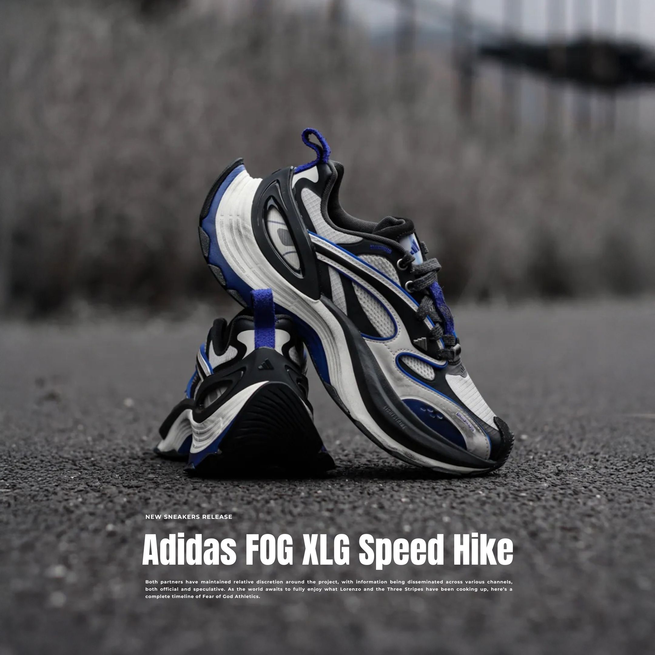 NICEDAY 代購 Adidas XLG Speed Blue White Grey 灰藍黑 機甲 復古 灰藍 未來 KJ6500