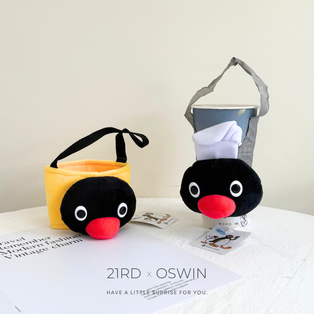 PINGU 企鵝家族 飲料提袋