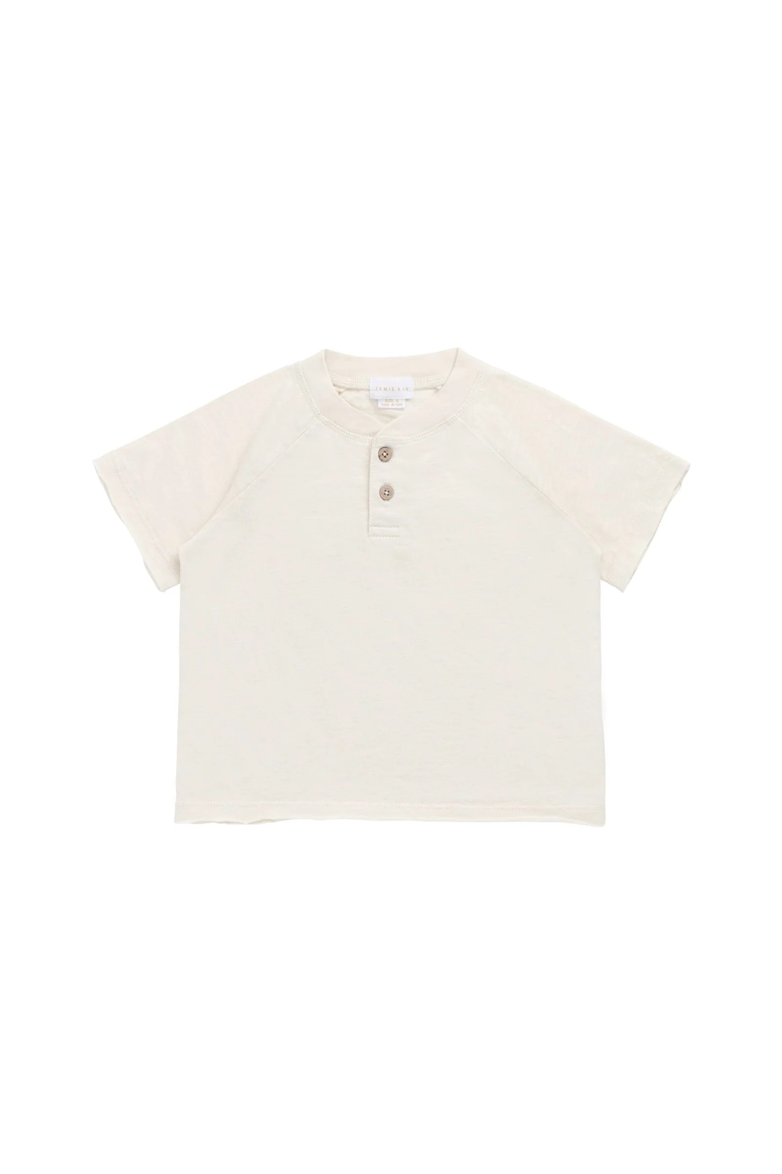 【預購】JAMIE KAY -Organic Cotton Lewis Tee（Parchment）