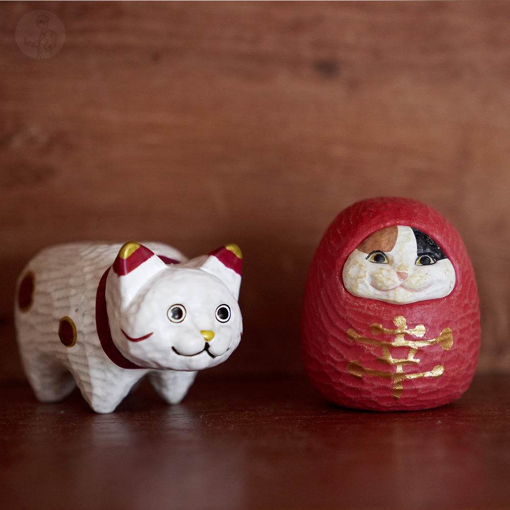 花房さくら 日本民藝木雕貓伴手禮扭蛋 第二彈