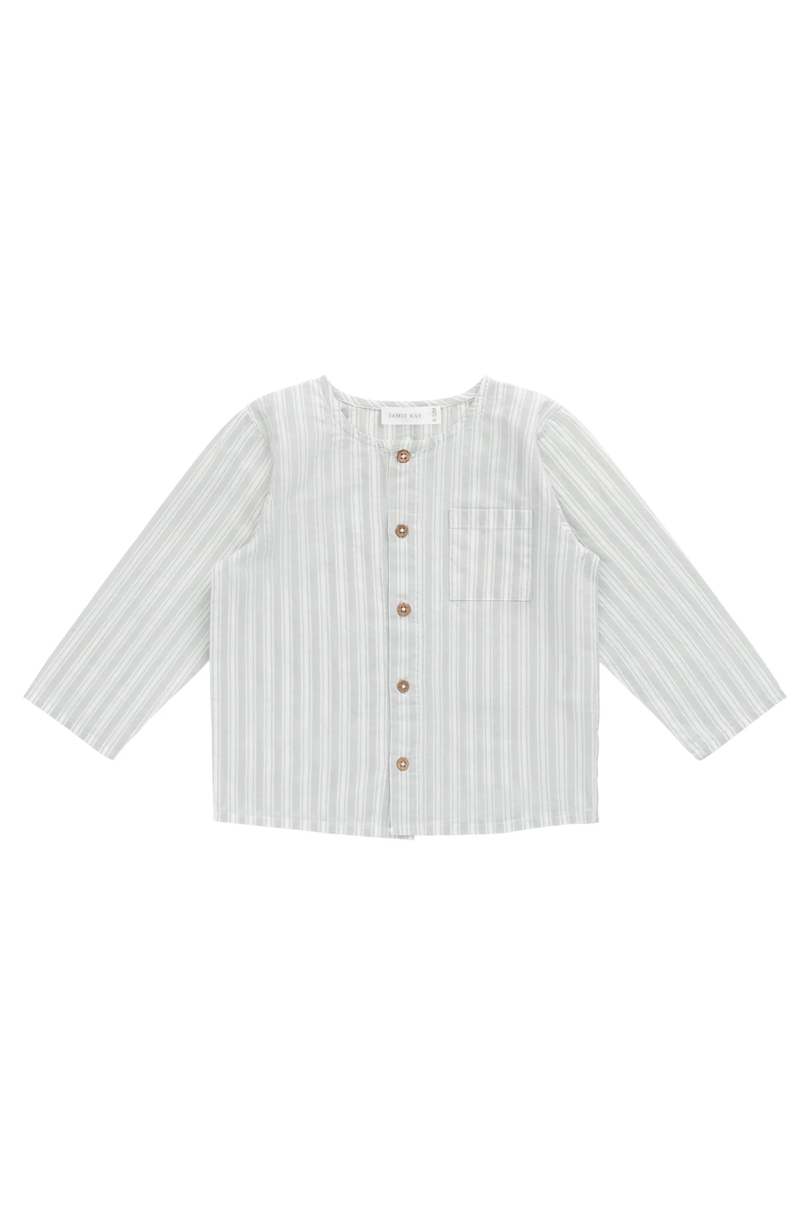 【預購】JAMIE KAY -Organic Cotton Albie Top（Variegated Stripe Shoreline）