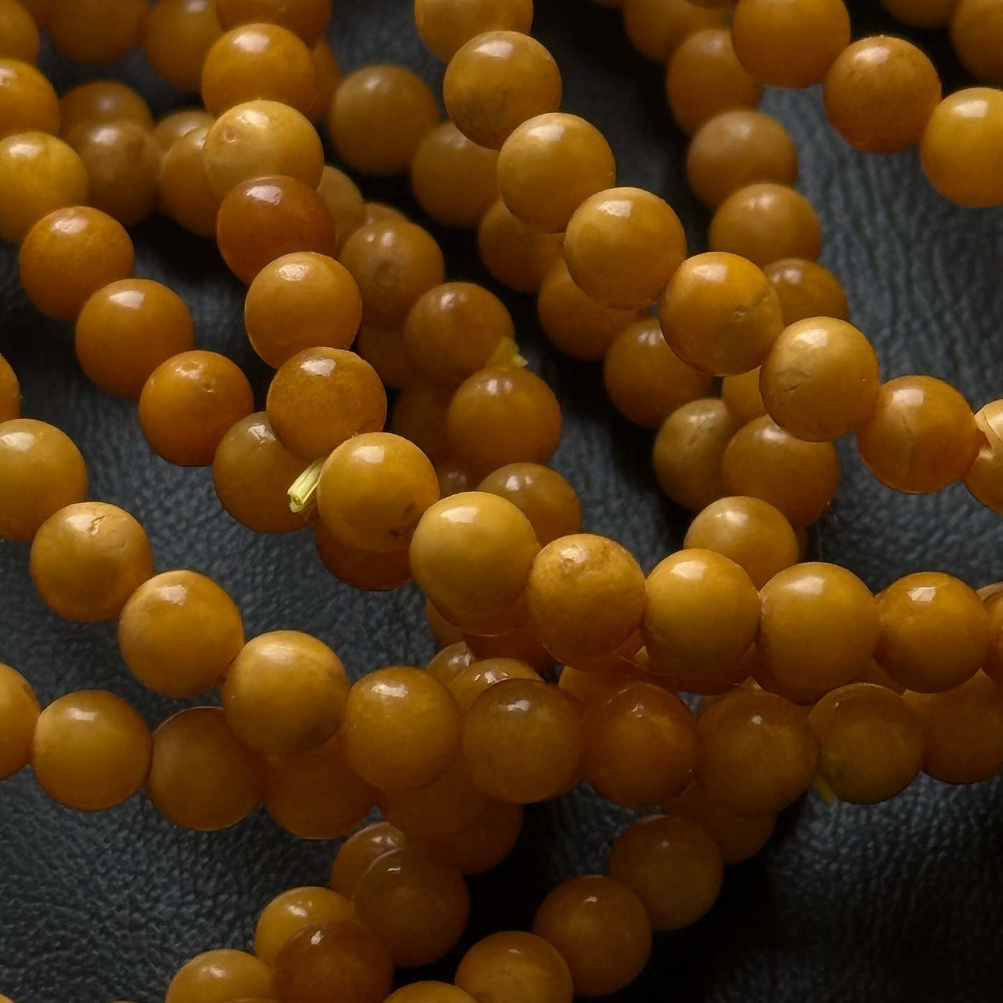 [原石] 天然老蜜蠟 水晶手串