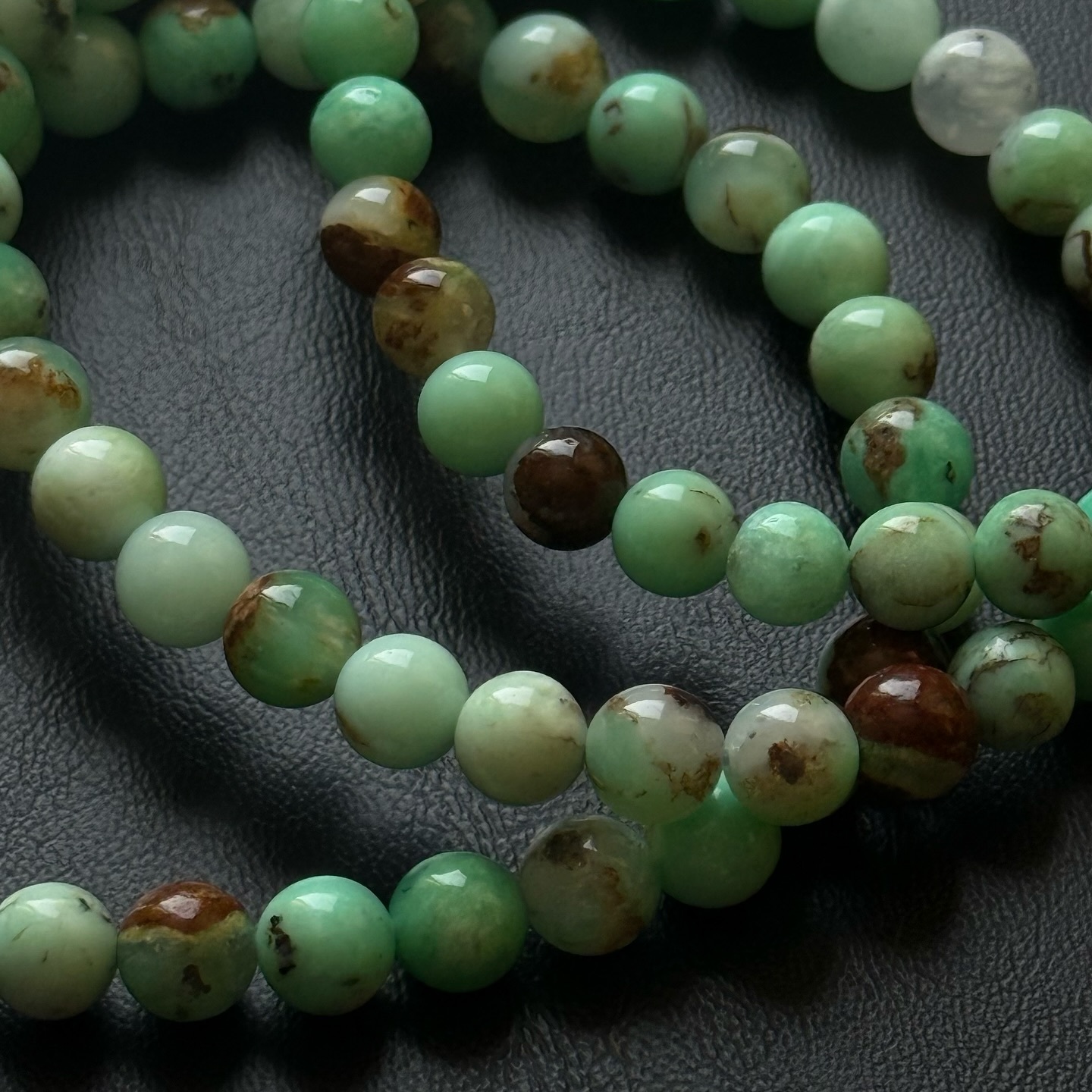 [原石] 澳洲綠玉髓 水晶手串