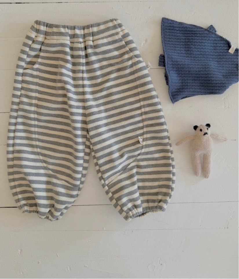 日系細條休閒褲