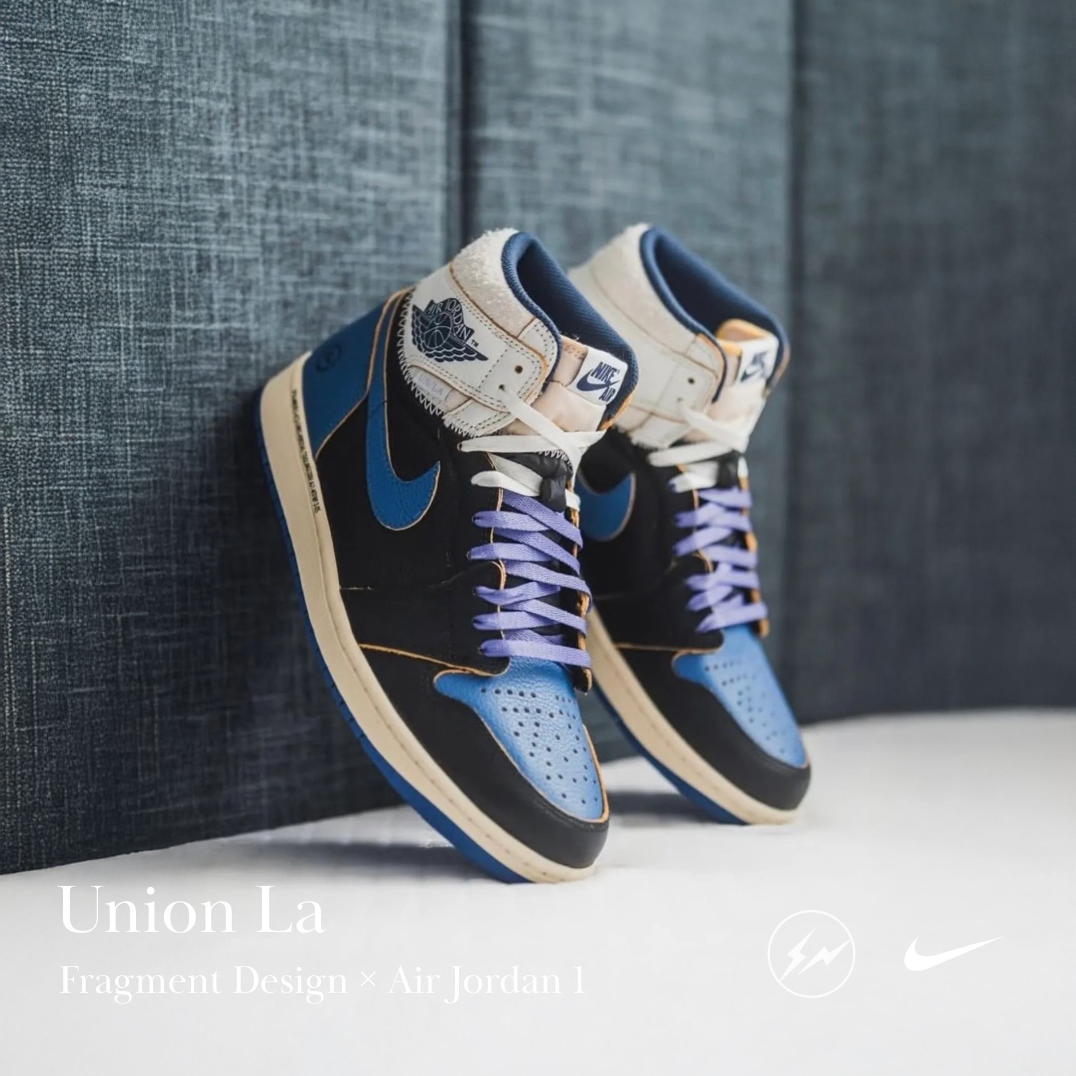 NICEDAY 代購 Union x Fragment Design x Air Joran 1 High OG 三方 藤原浩 皇家藍 藍黑 2026 聯名款 IO7847-001