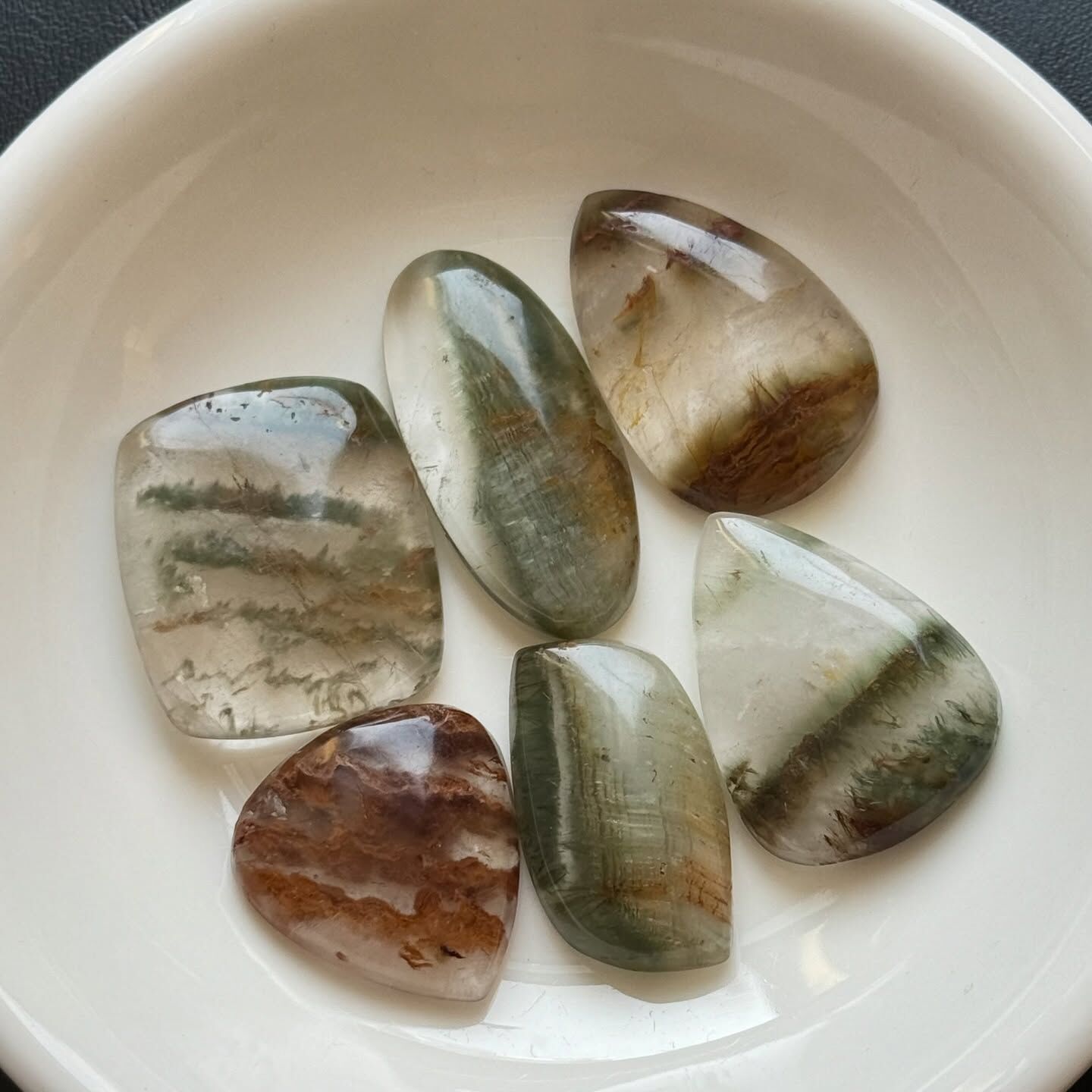 [原石] 幽靈水晶 水晶蛋面