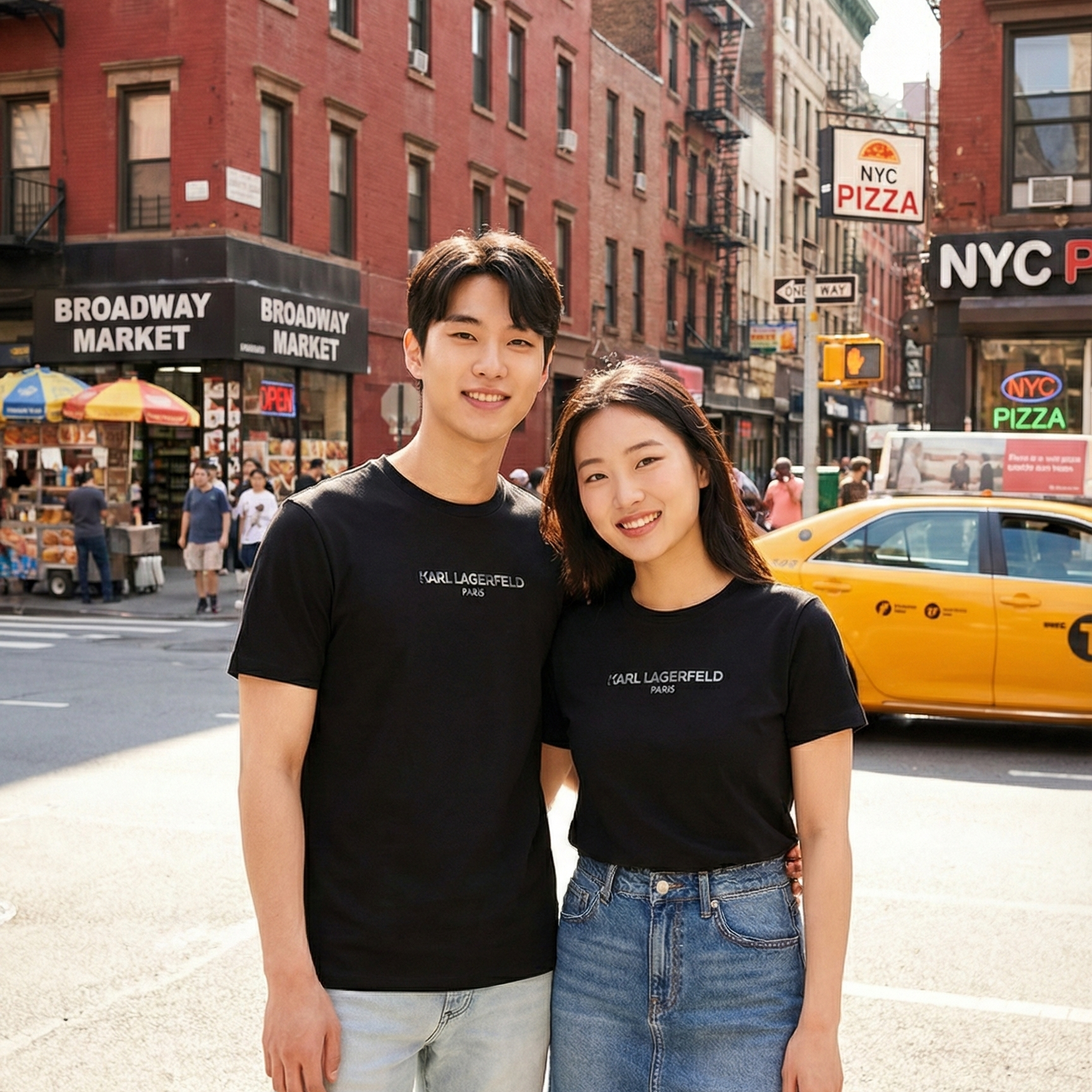 【預購】KARL LAGERFELD PARIS H022005 經典迷彩小標短袖 Tee