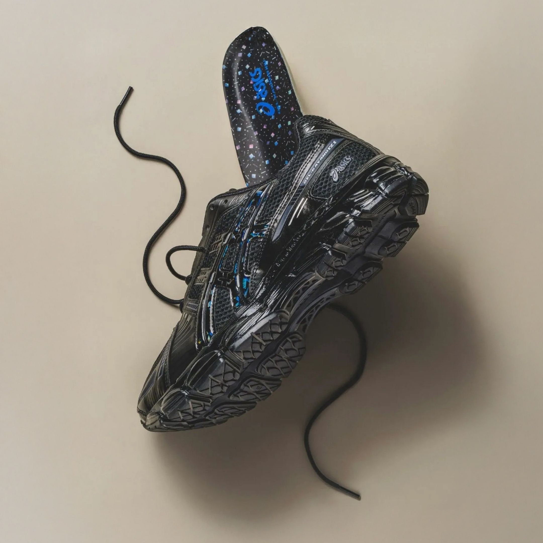 NICEDAY 代購 Atmos x Asics Kayano 12.1 Raden 黑 水晶 復古 未來 全黑 聯名 1203A976-001