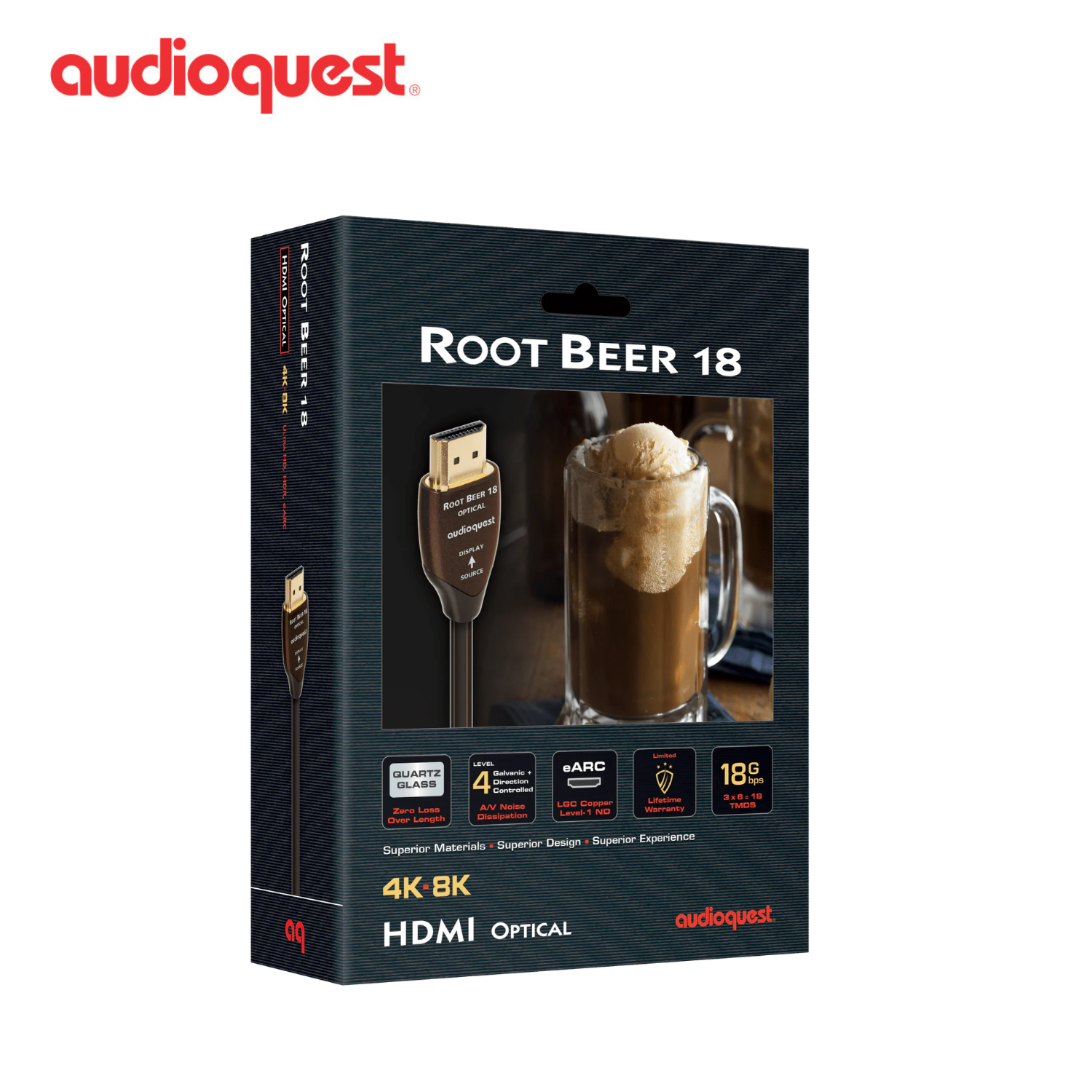 AudioQuest 沙士 Root Beer 18G HDMI 線
