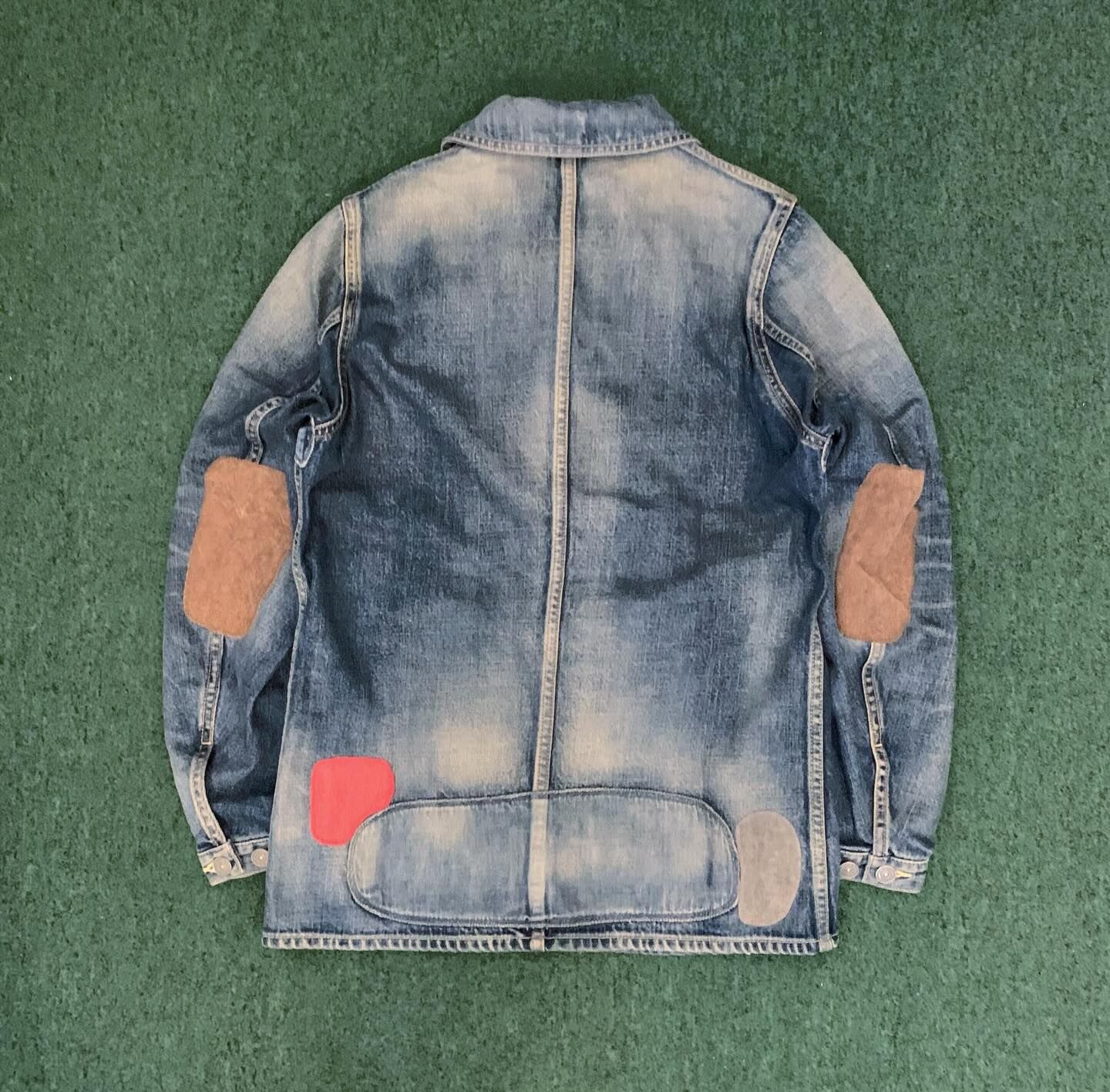 VISVIM SOCIAL SCULPTURE RAFFIA COVERALL DAMAGED-8 COVERALL JACKET - SIZE 1 IN STOCK NOW (現貨發售中)