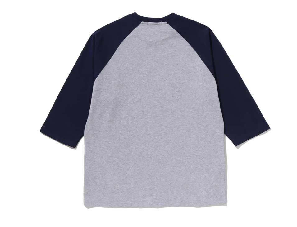 【BAPE男生】0221 發售 COLLEGE RAGLAN REGULAR FIT LS TEE