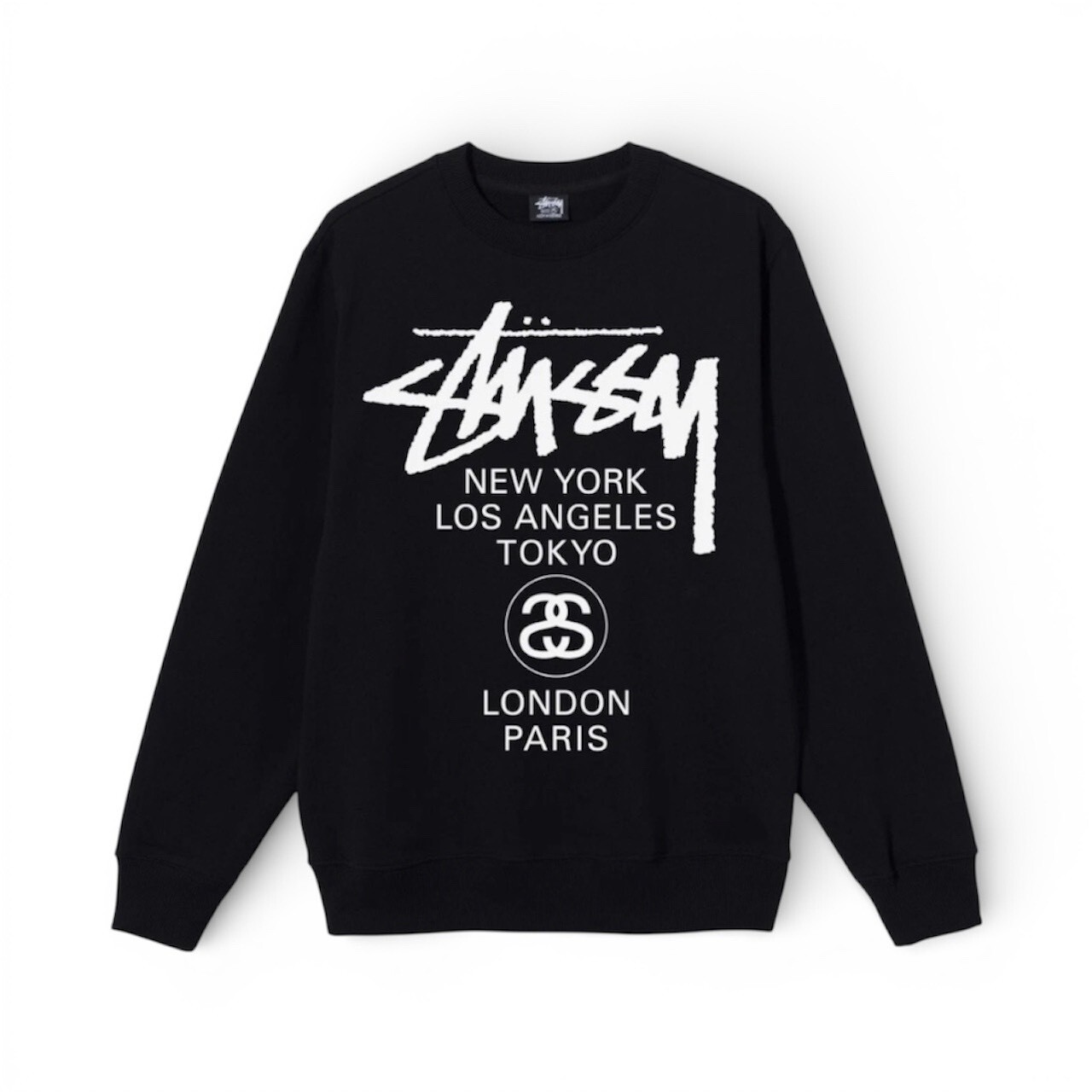 STUSSY WORLD TOUR CREWNECK FULL SIZE