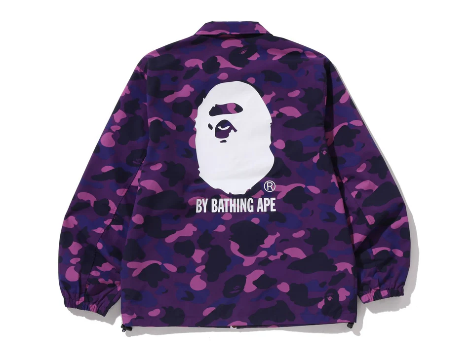 【BAPE男生】0221 發售 教練外套COLOR CAMO COACH JACKET