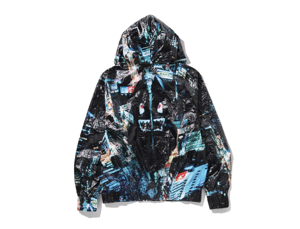 【BAPE男生】0221 發售 OVERALL PRINT CREASE HOODED JACKET