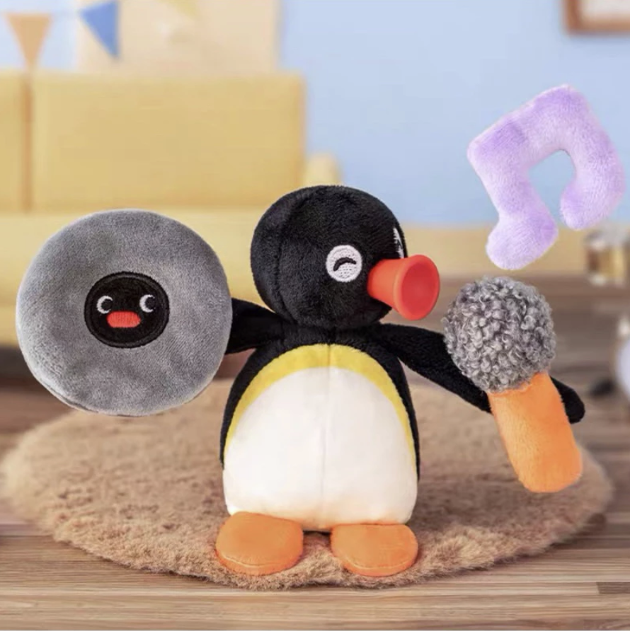 PINGU 企鵝家族 演我的出遊季 絨毛磁鐵玩偶