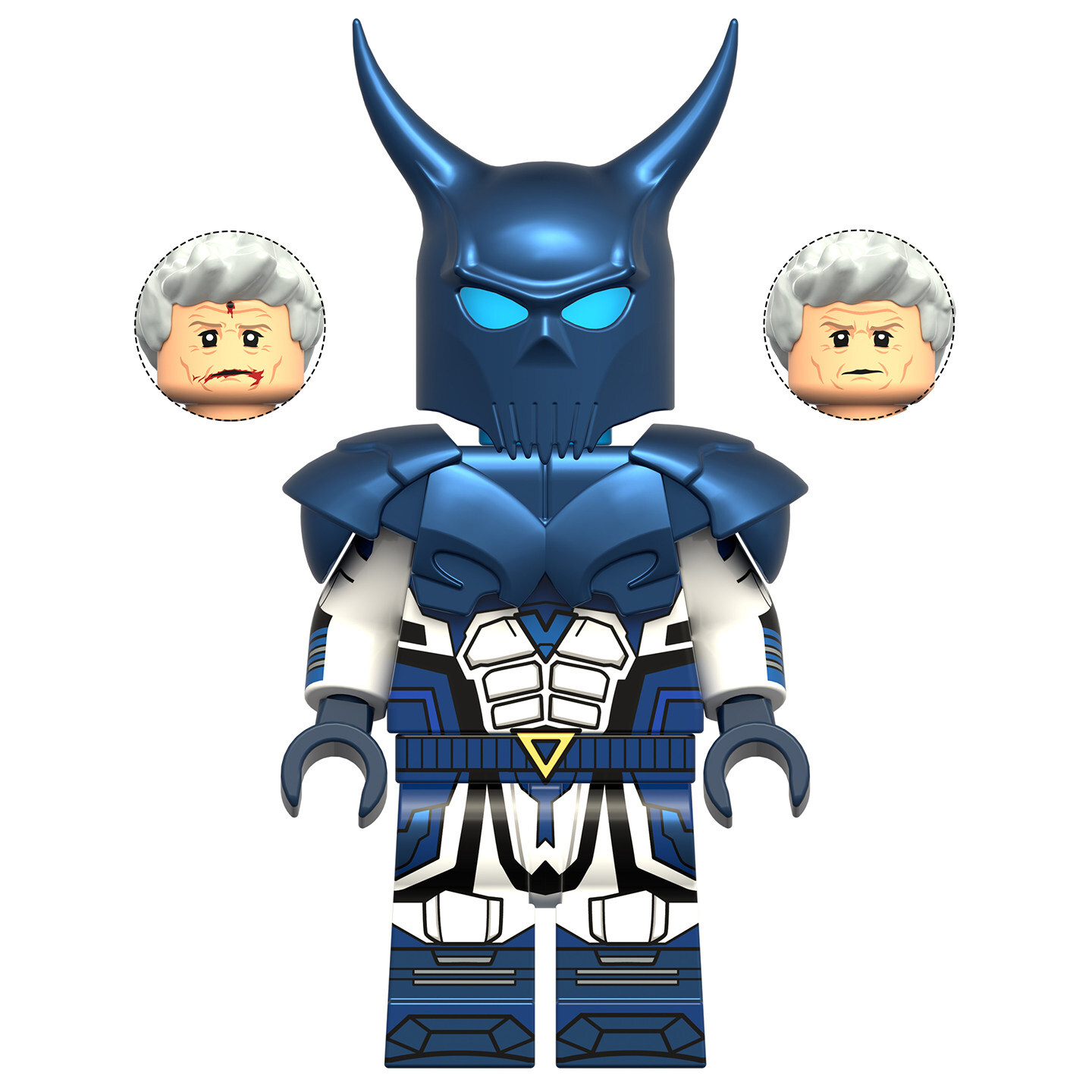 Peacemaker Blue Dragon Custom Minifigures Minifigs fit Lego KT1079 XP583