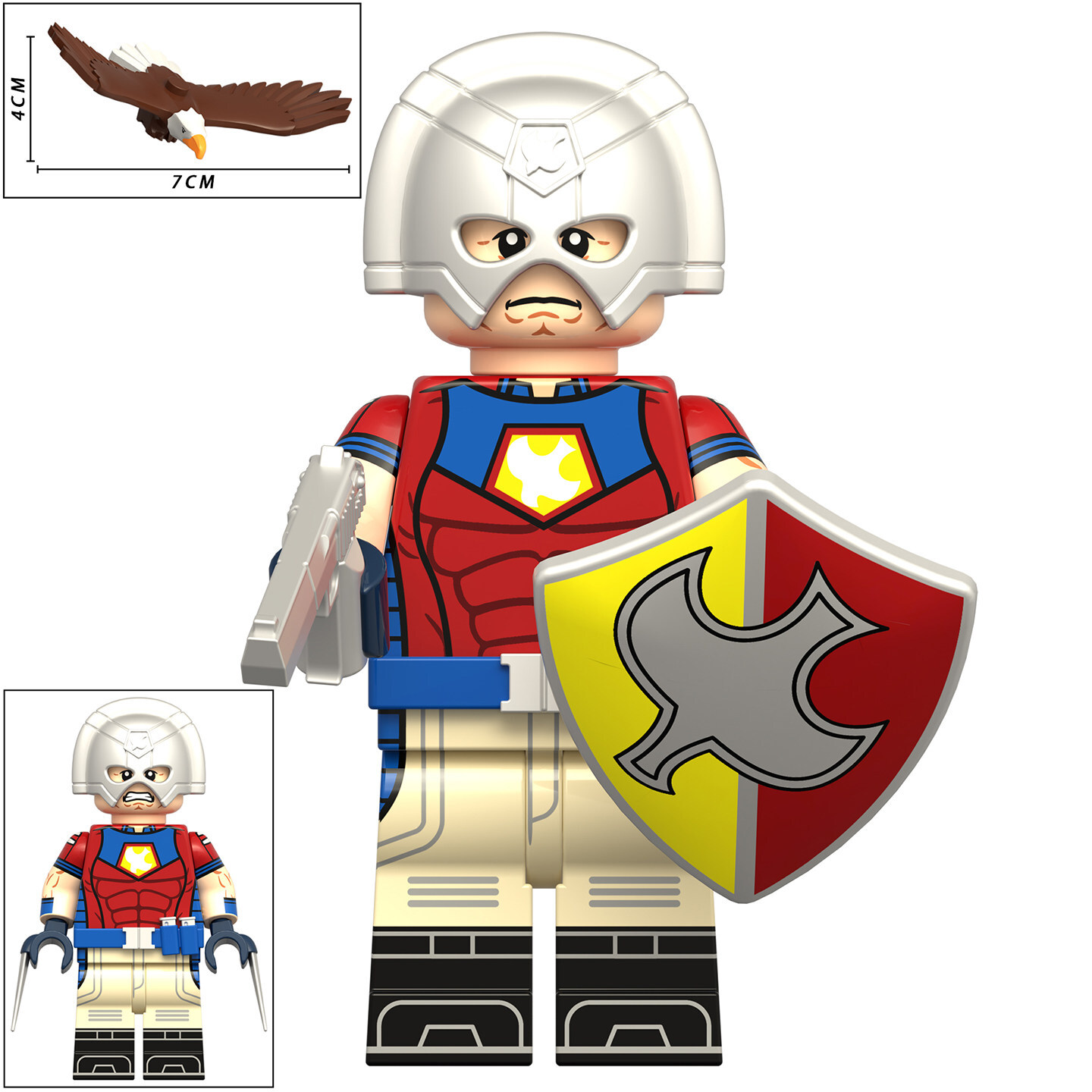 Peacemaker Custom Minifigures Minifigs fit Lego KT1079 XP584