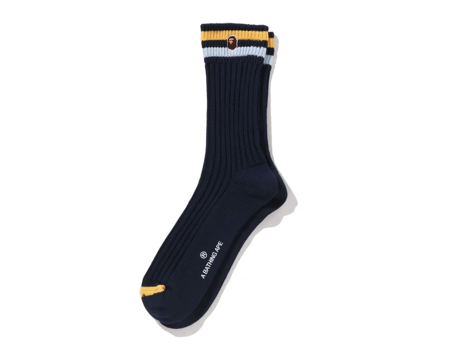 【BAPE配件】0221 發售CHUNKY RIBBED CREW SOCKS