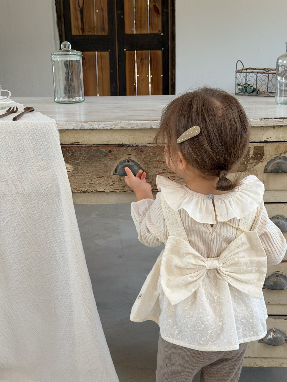 法式大蝴蝶結上衣