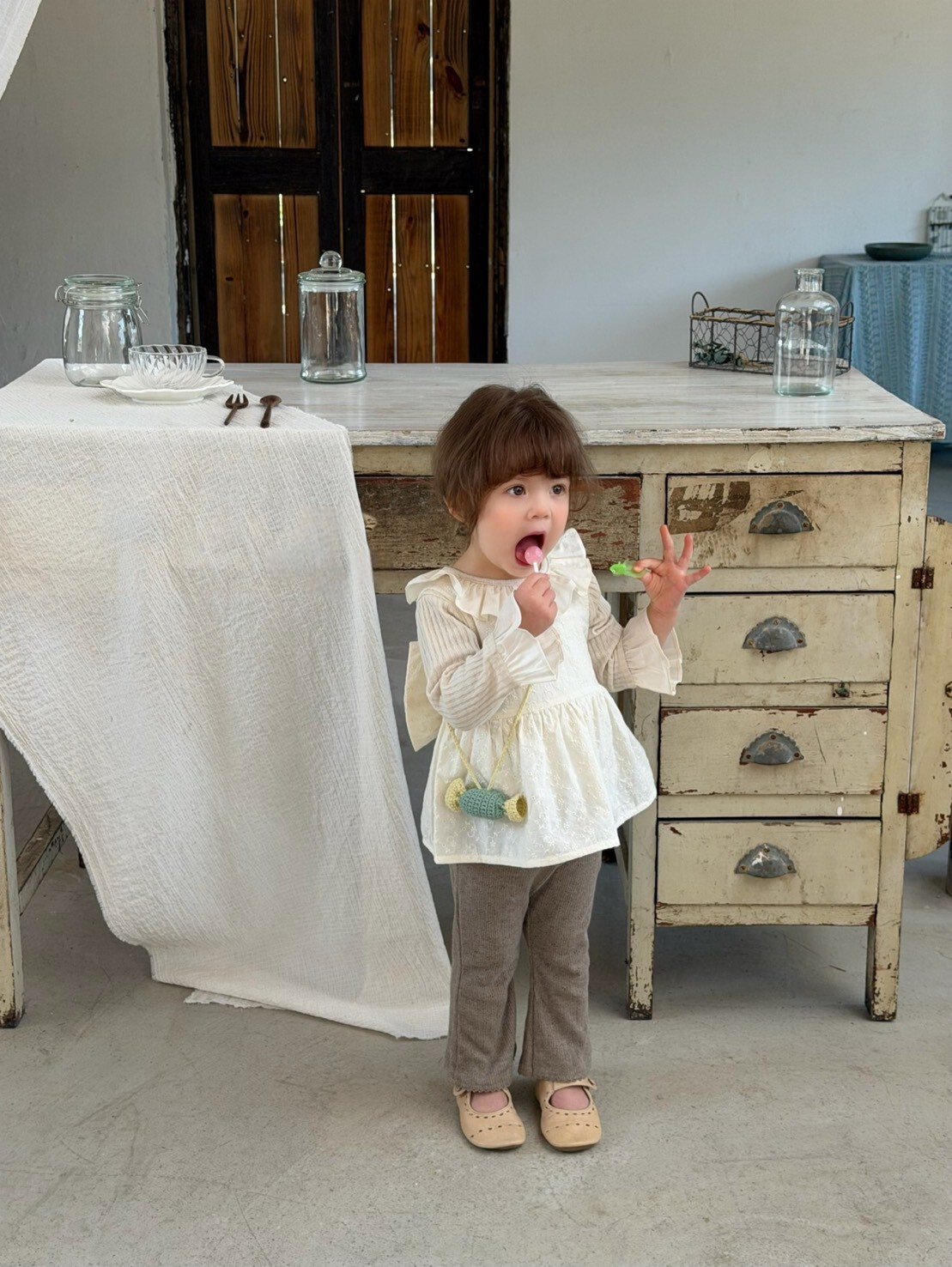 法式大蝴蝶結上衣