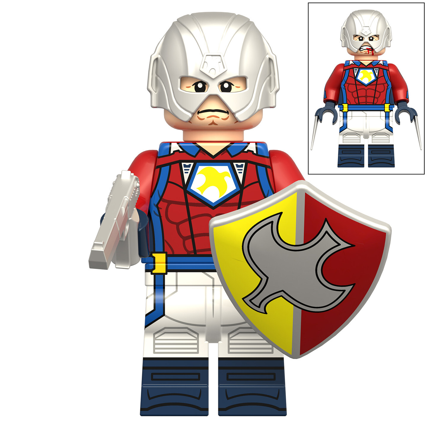 Peacemaker Custom Minifigures Minifigs fit Lego KT1079 XP586