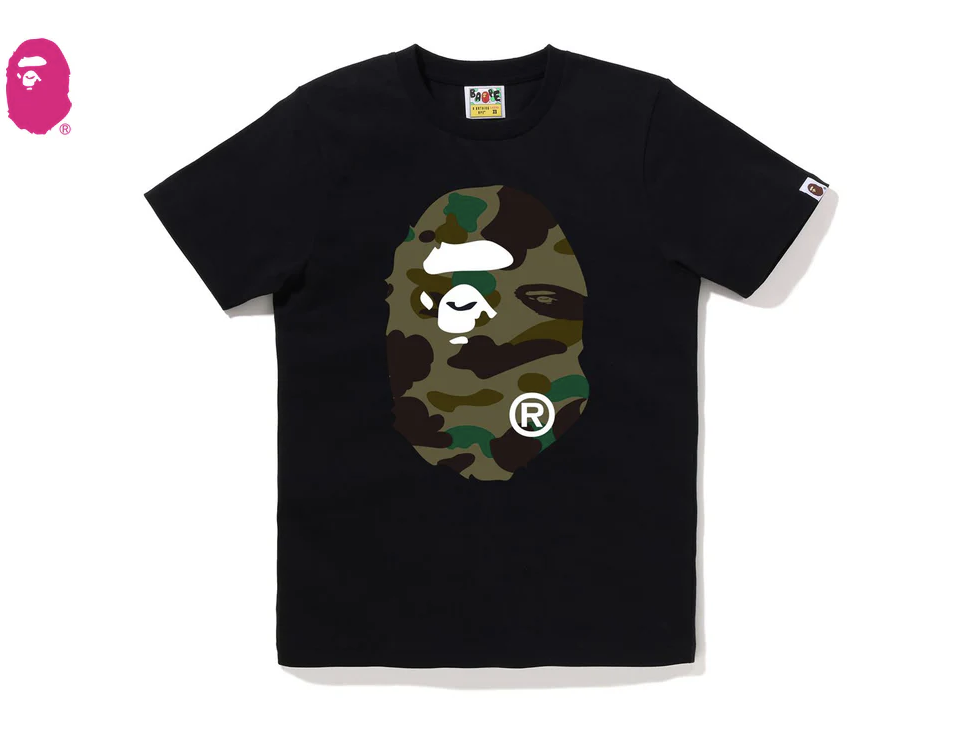 【BAPE女生】0221 發售 正反猿人頭 1ST CAMO BIG APE HEAD TEE