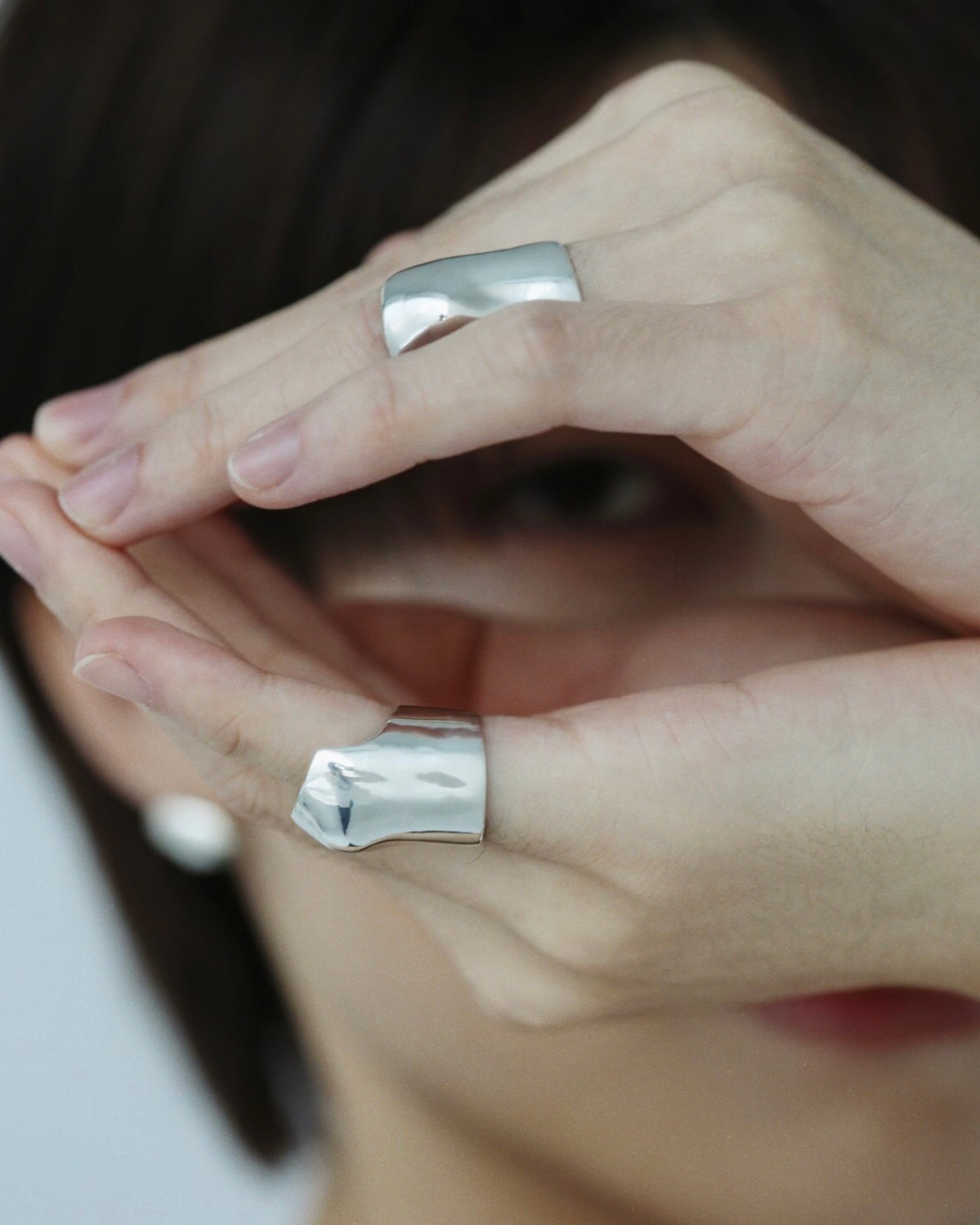 RONG 溶 Cave curvature ring 洞穴曲率 戒指