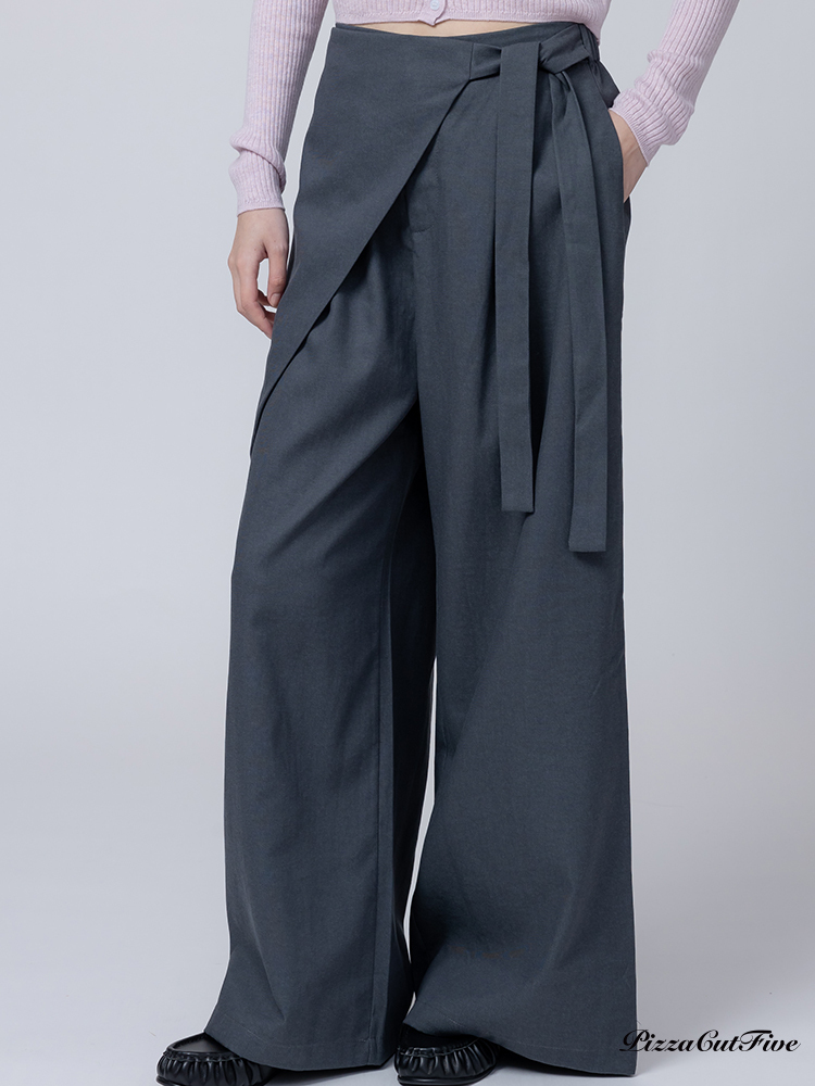 多層造型直筒寬褲 PizzaCutFive PCF261480019