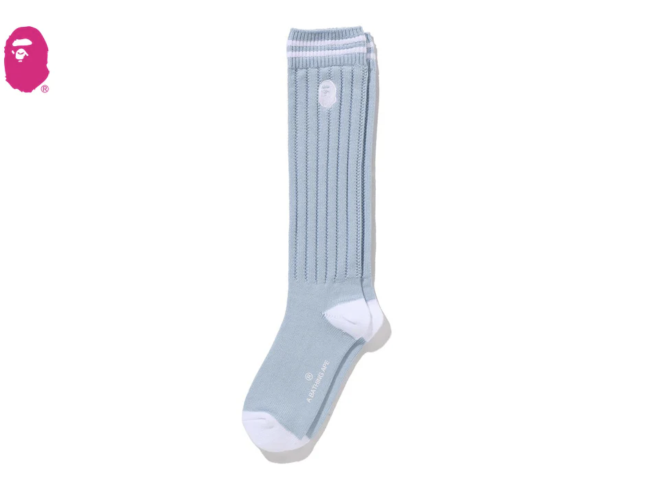 【BAPE配件】0221 發售 COLLEGE LONG SOCKS